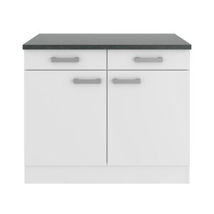 Unterschrank 'OPTIkult Oslo' weiß 100 x 84,8 x 60 cm