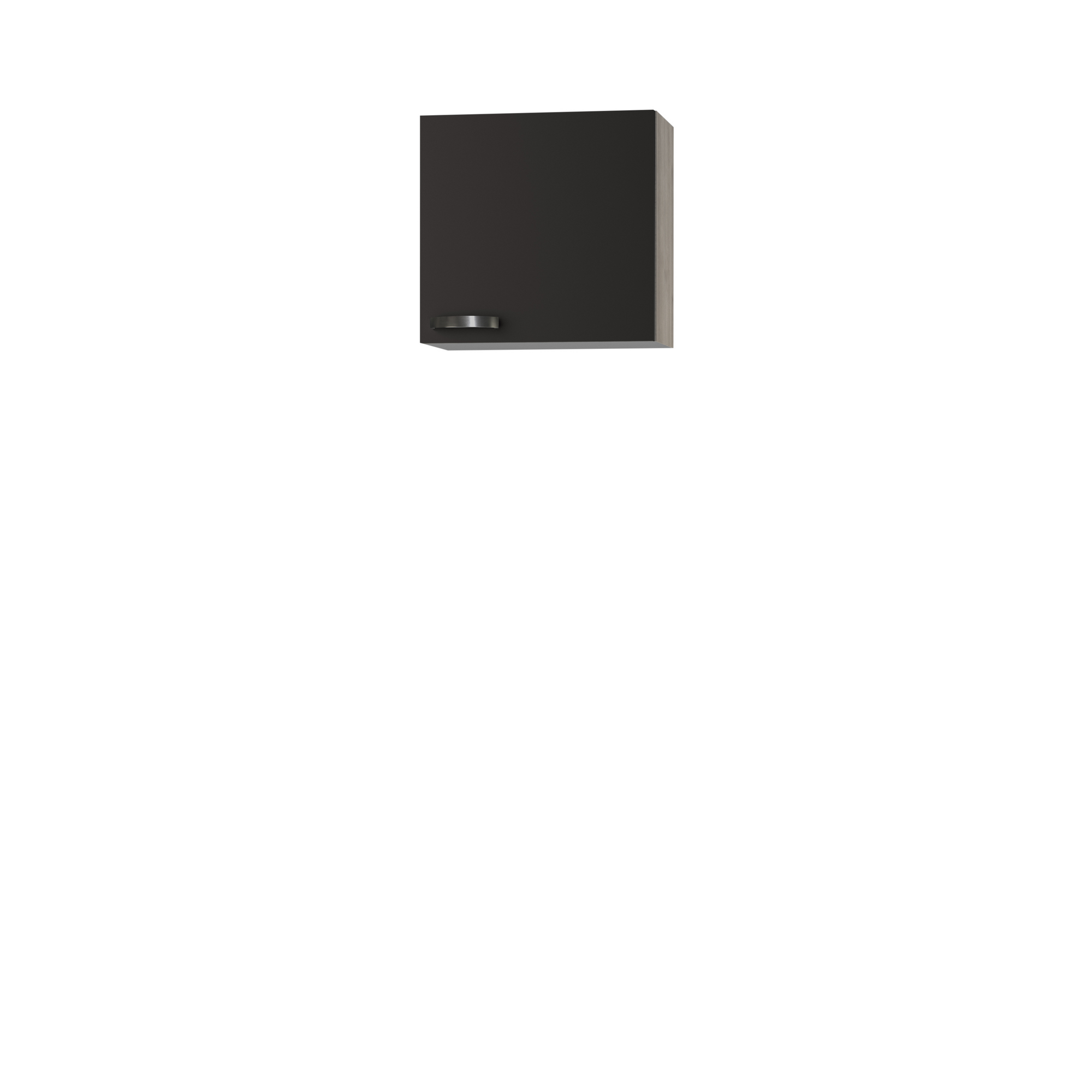 Oberschrank \'OPTIkult Faro\' anthrazit/akaziefarben 60 x 57,6 x 60 cm | Vorratsschränke