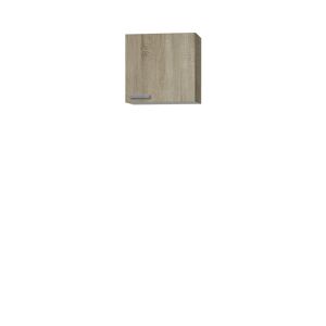 Oberschrank \'OPTIkult Faro\' anthrazit/akaziefarben 60 x 57,6 x 60 cm