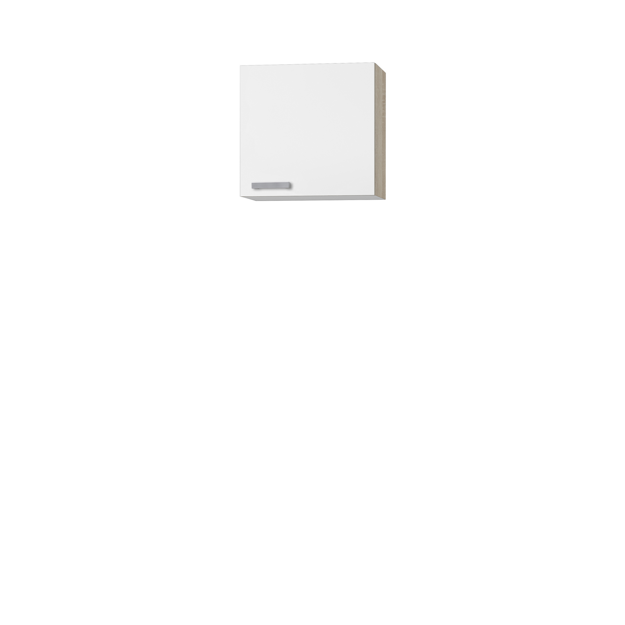 Oberschrank 'OPTIkult Zamora' weiß/eichefarben 60 x 57,6 x 60 cm + product picture