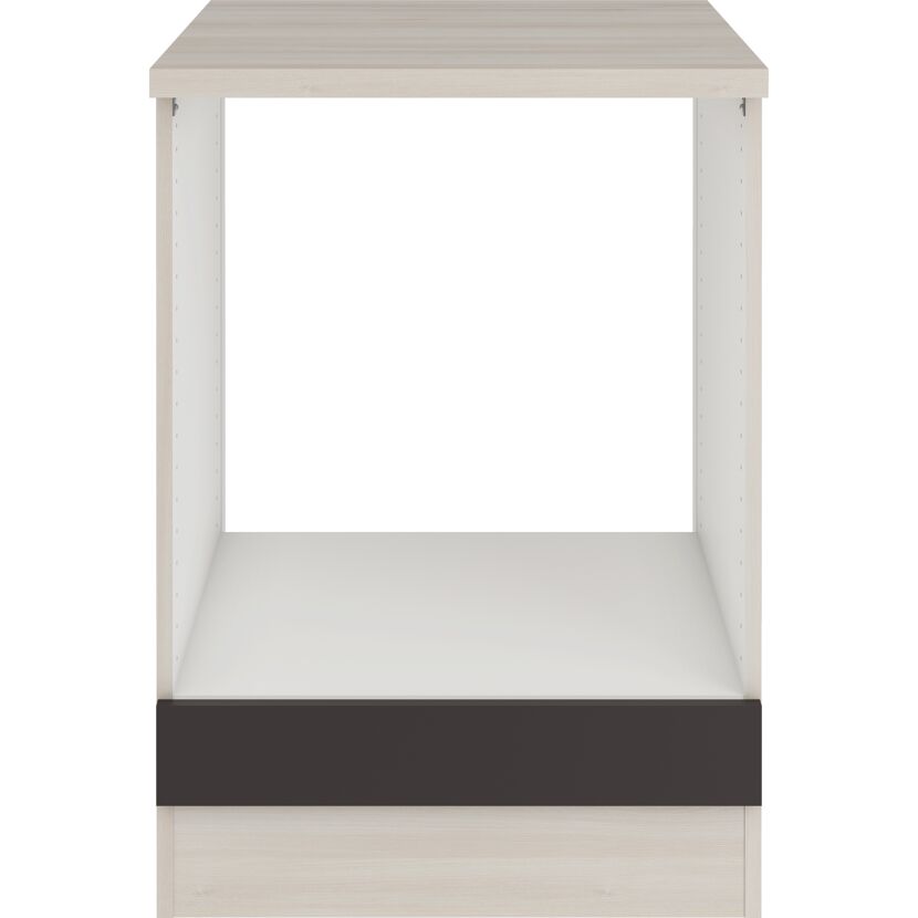 Holzschrank mit Einlegeboden für Herd