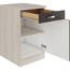 Unterschrank 'OPTIkult Faro' anthrazit/akaziefarben 50 x 84,8 x 60 cm