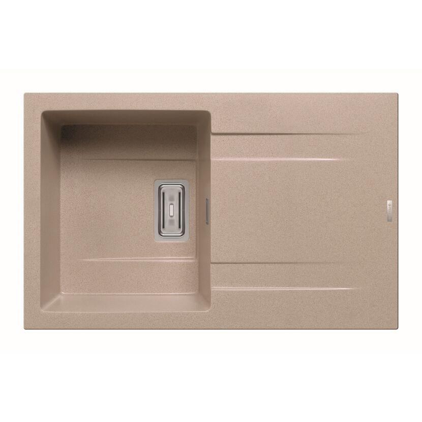 Einbauspüle 'Kartesio' beige 79 x 50 cm