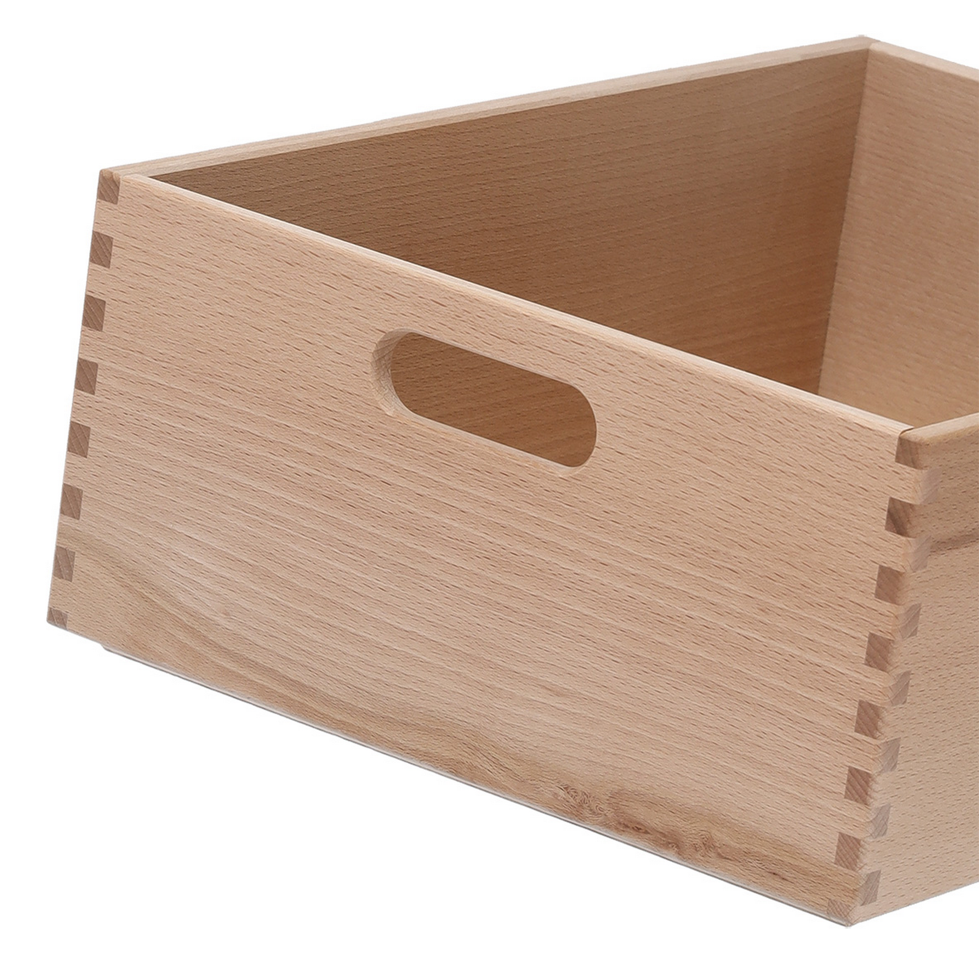 Allzweckkiste Buche lackiert 40 x 30 x 15 cm