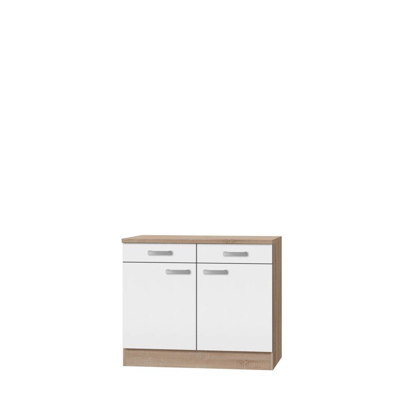 Unterschrank 'Kult Zamora' weiß 100 x 85 x 60 cm