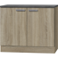Spülenschrank 'Neapel' Eiche 100 x 84,8 x 57,1 cm
