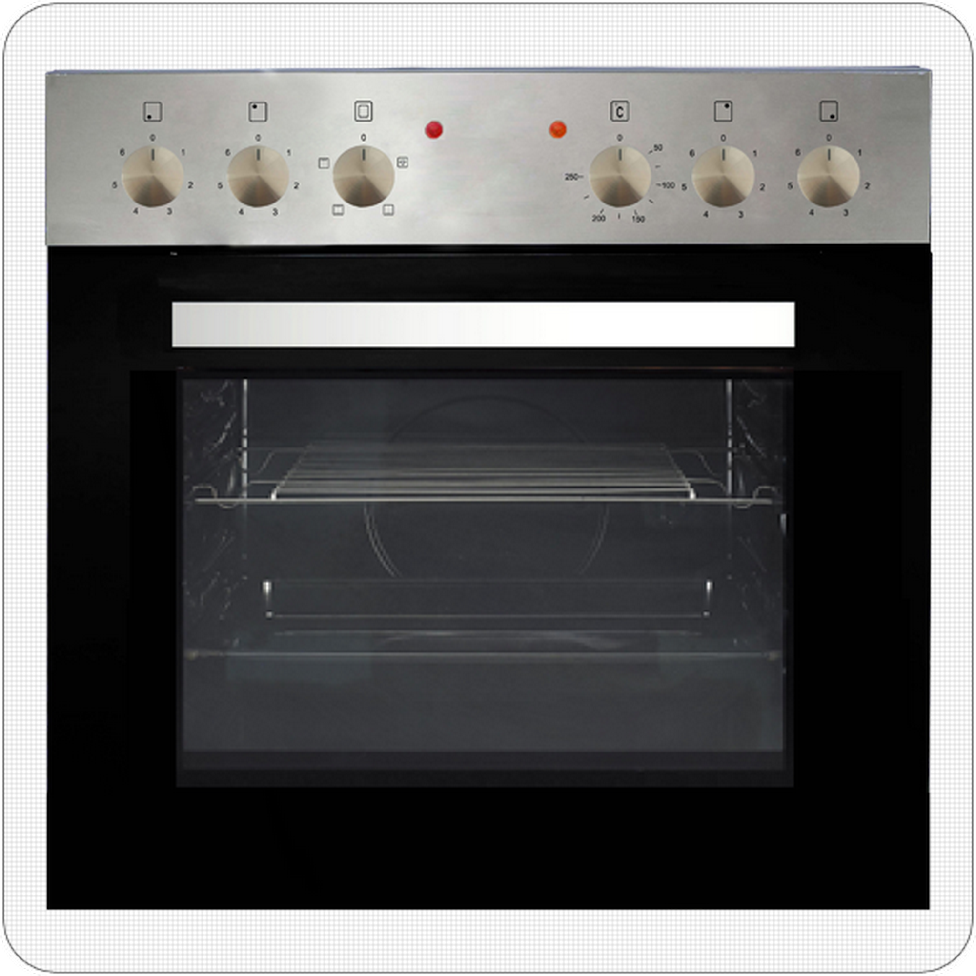 Küchenzeile mit E-Geräten \'OPTIkompakt 270 cm weiß/anthrazit Oslo