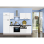 Verkleinertes Bild von Küchenzeile mit E-Geräten 'OPTIkompakt Oslo' weiß/anthrazit 270 cm