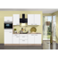 Verkleinertes Bild von Küchenzeile mit E-Geräten 'OPTIkompakt Zamora' weiß/eichefarben 270 cm