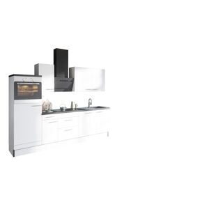 Küchenzeile mit E-Geräten 'OPTIkoncept Bengt932' weiß 270 cm