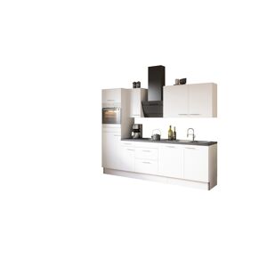 Küchenzeile mit E-Geräten 'OPTIkoncept Bengt932' weiß 270 cm