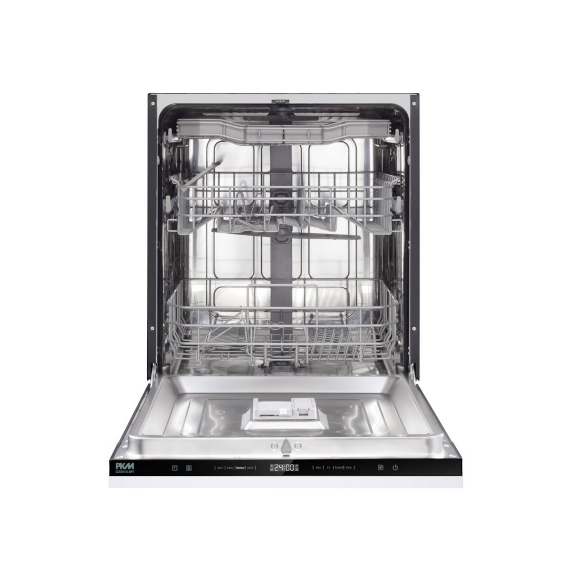 Winkelküche mit E-Geräten 'OPTIkoncept Linus984' anthrazit/eichefarben 270 cm