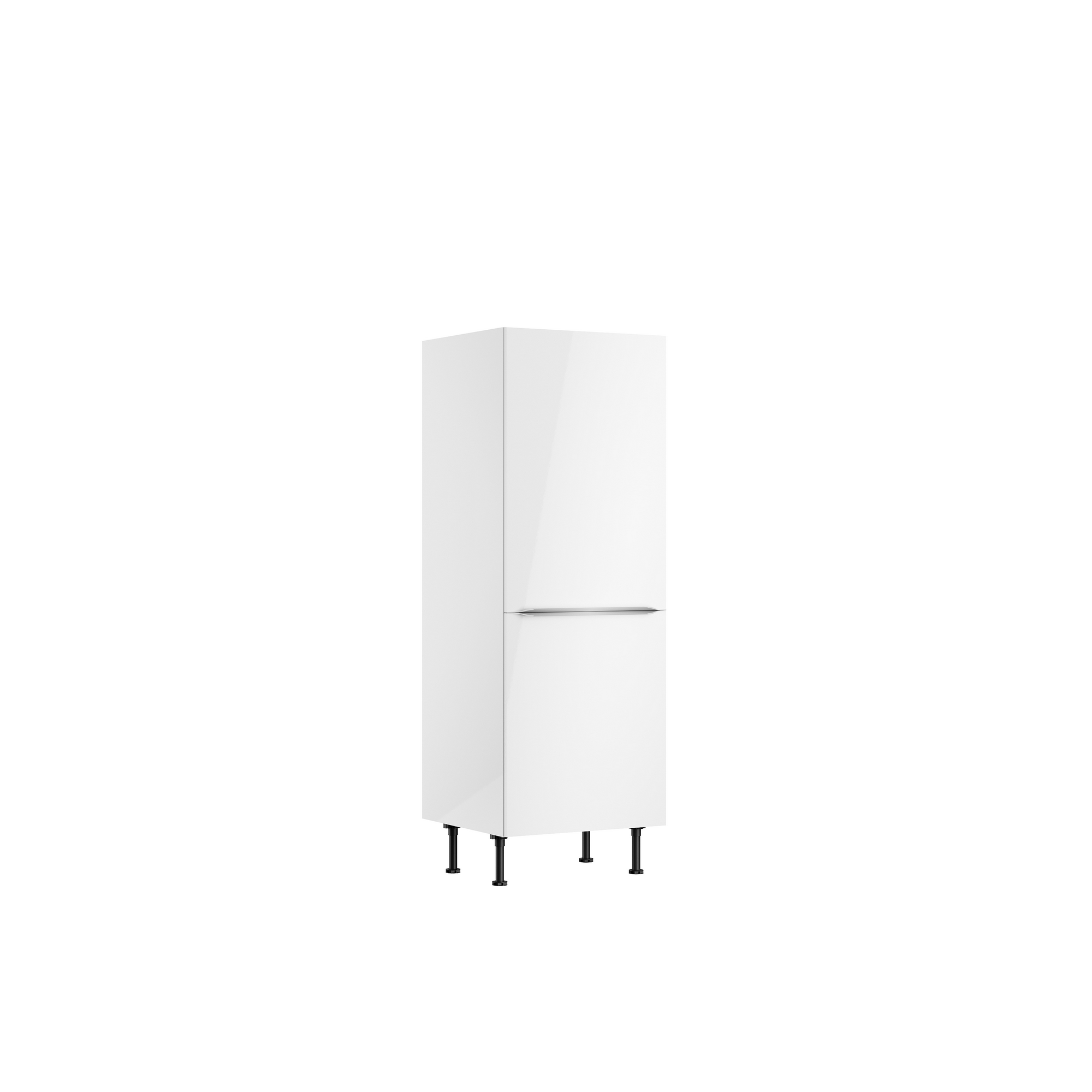 Midischrank für Einbaukühlschrank 'Optikomfort Arvid986' weiß 60 x 176,6 x 58,4 cm + product picture