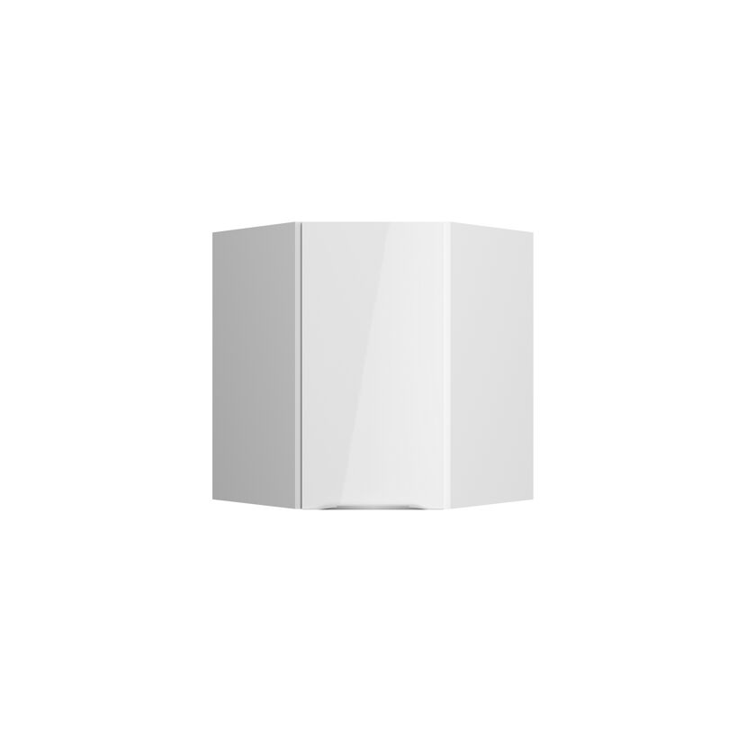 Eckoberschrank 'Optikomfort Arvid986' weiß 60 x 70,4 x 34,9 cm