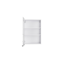 Verkleinertes Bild von Oberschrank mit Segmentglastür 'Optikomfort Arvid986' weiß 50 x 70,4 x 34,9 cm