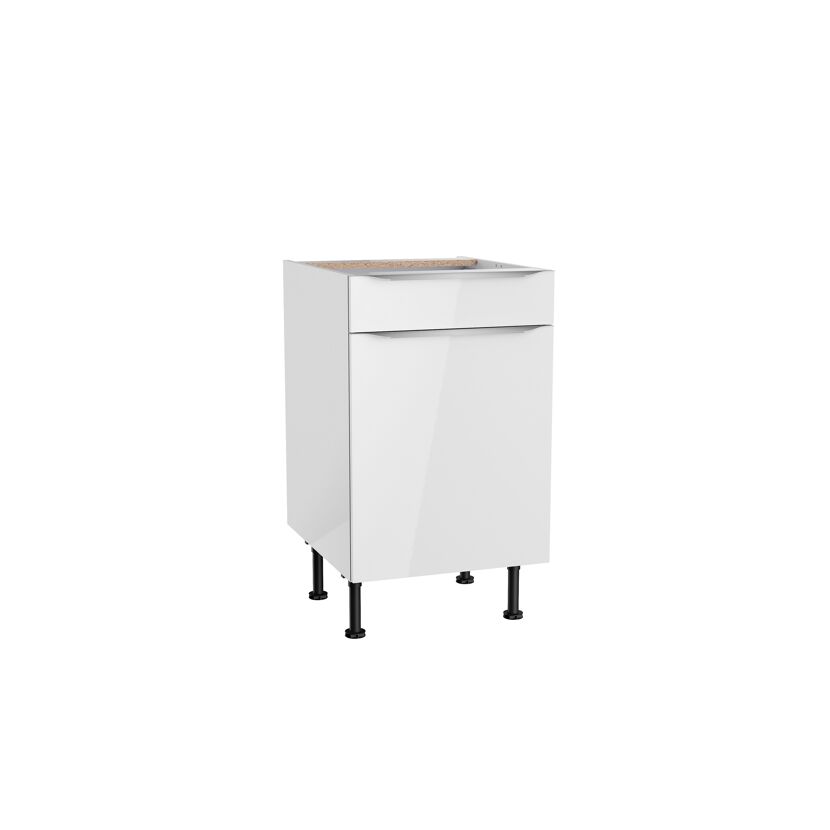Weißer Küchenschrank mit Schublade