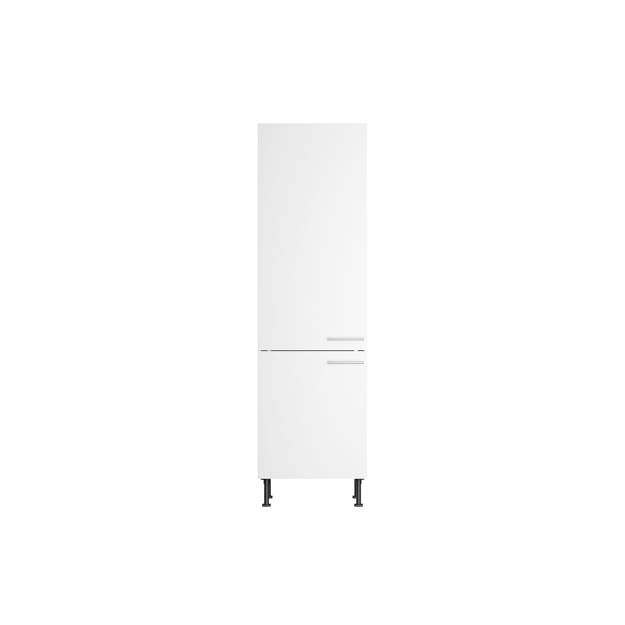 Weißer Küchenschrank mit zwei Türen