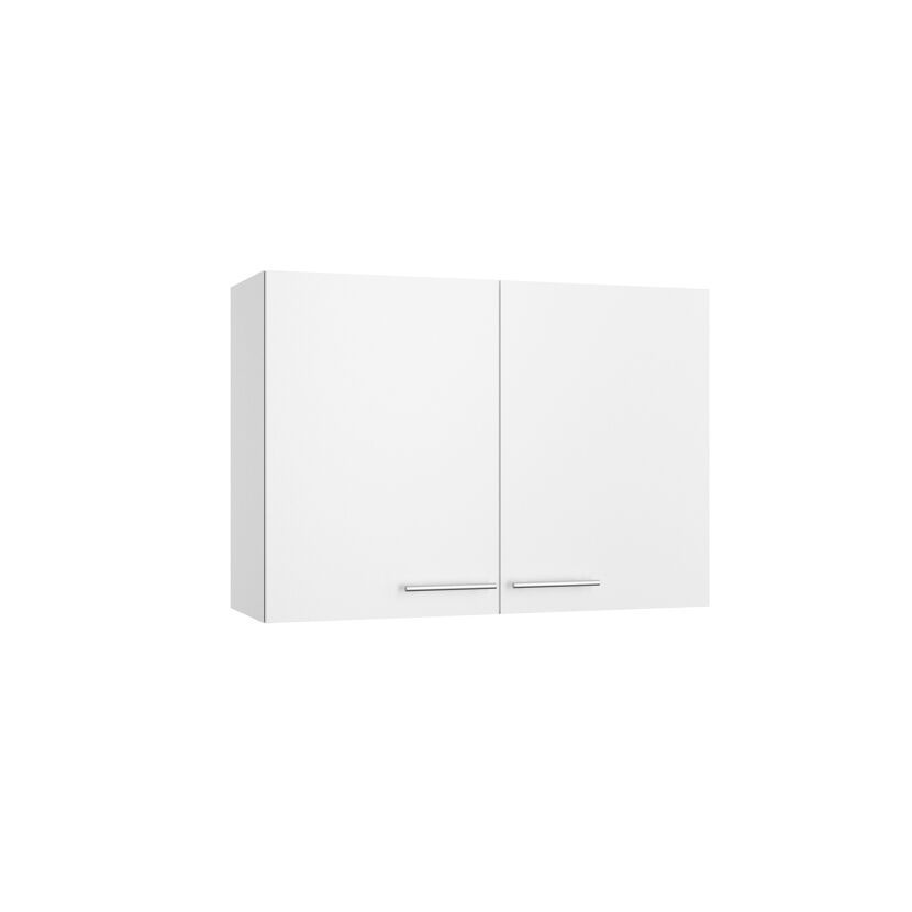 Weißer Wandschrank mit zwei Türen