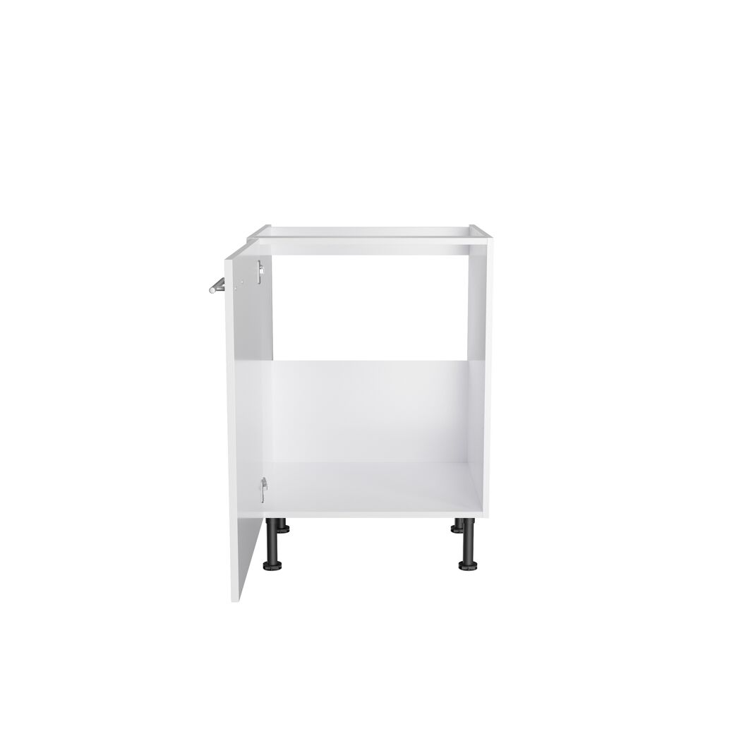Leerer weißer Unterschrank