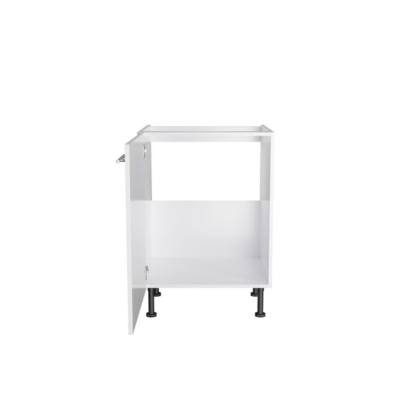 Leerer weißer Unterschrank