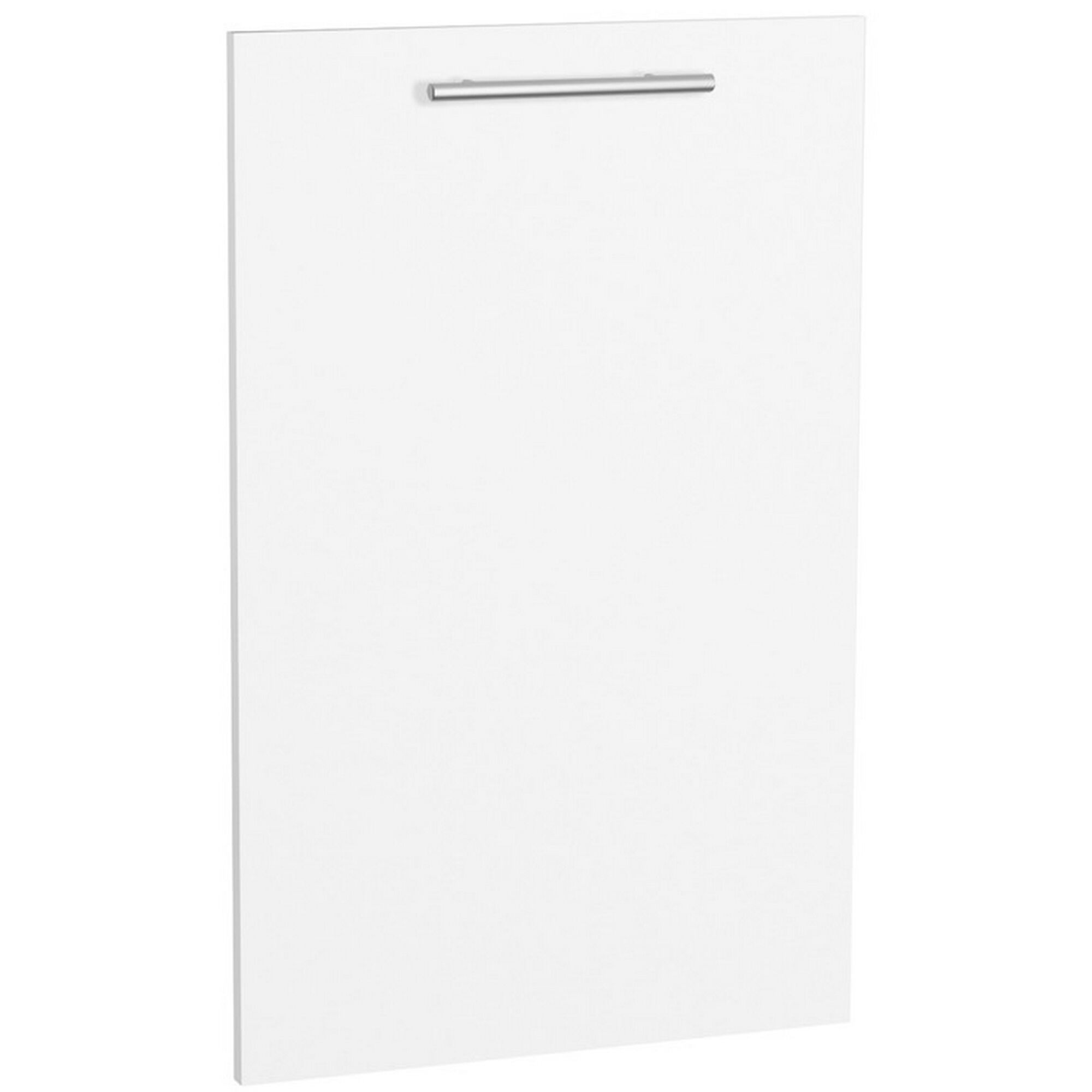 Weiße Schranktür mit langem Griff