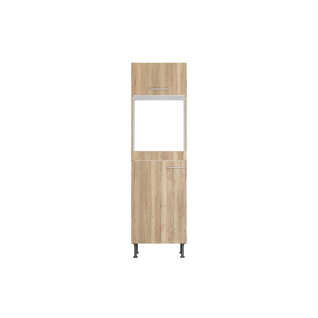 Küchenschrank aus Holz mit Schublade und Tür