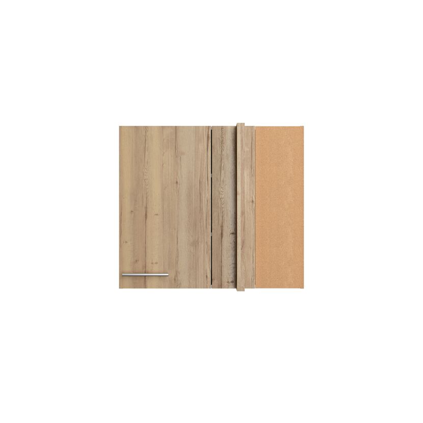 Hängeschrank mit Korkrückwand