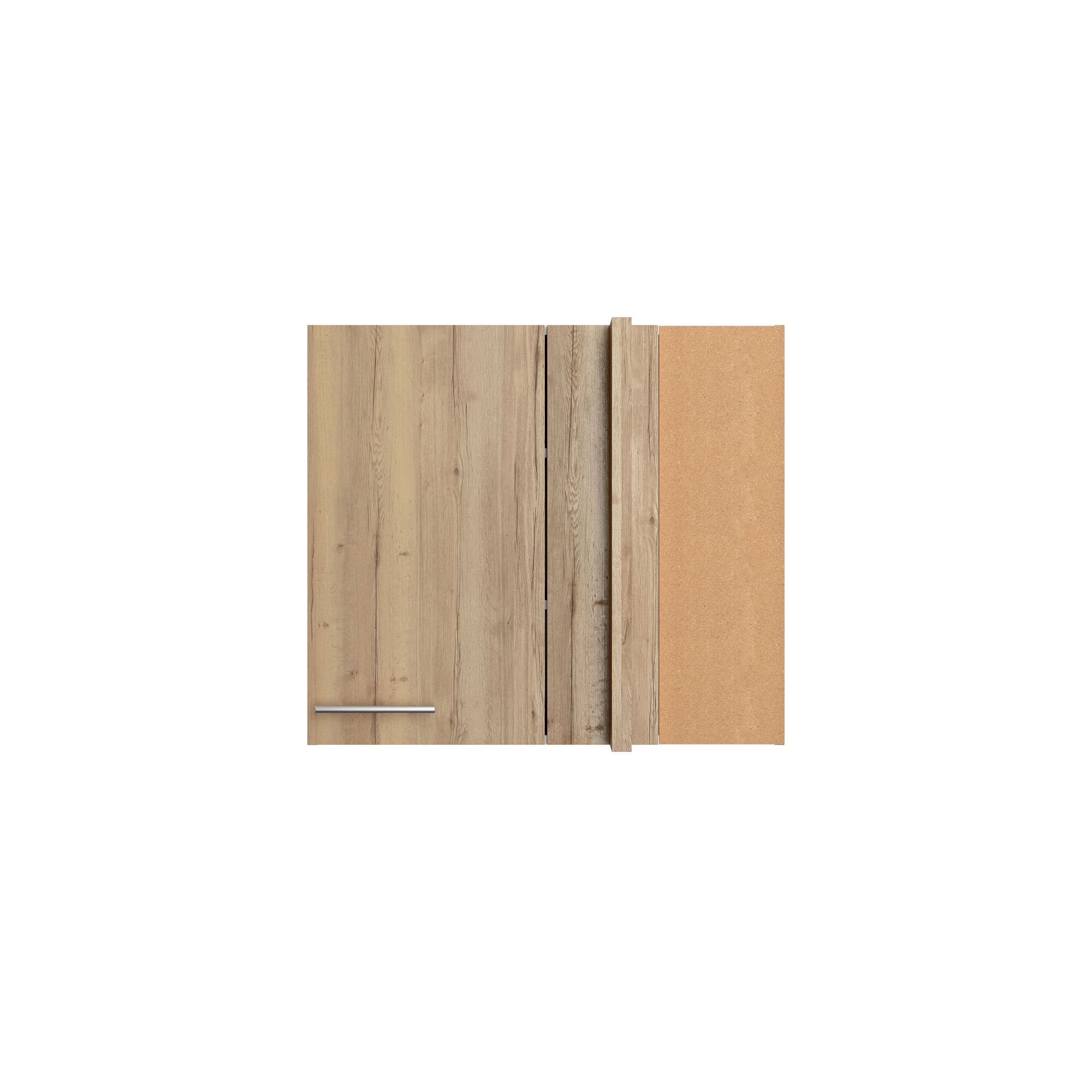 Hängeschrank mit Korkrückwand