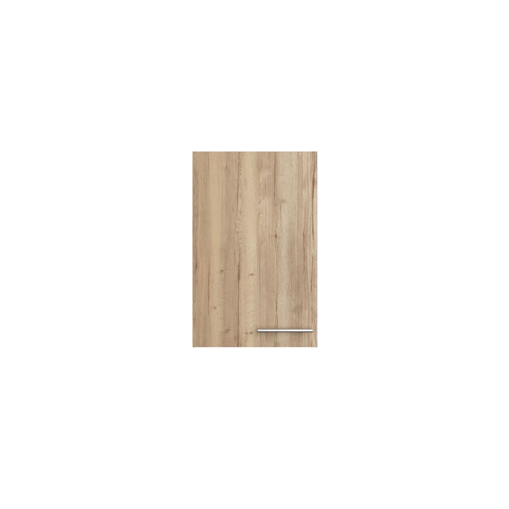 Holzdekor mit langem silbernen Griff