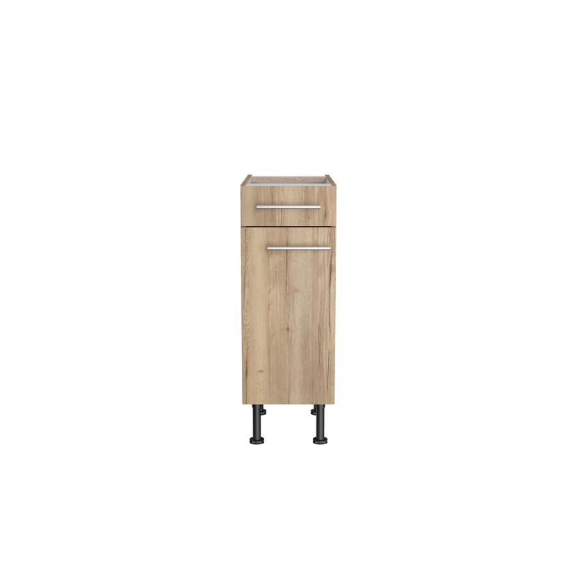 Holzschrank mit Schublade und Schranktür