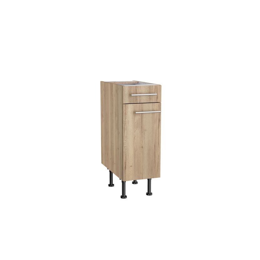 Holzunterschrank mit Schublade und Tür