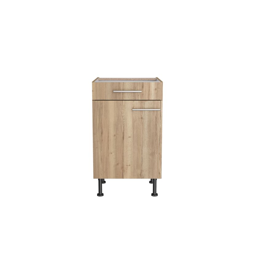 Holzschrank mit Schublade und Tür