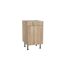 Holzschrank mit Tür und Schublade