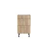 Holzschrank mit drei Schubladen