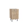 Holzschrank mit drei Schubladen