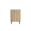 Holzschrank mit Tür und Schublade