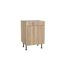 Holzschrank mit Tür und Schublade