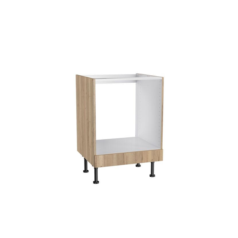 Herdumbauschrank 'Optikomfort Erik290' eichefarben 60 x 87 x 58,4 cm
