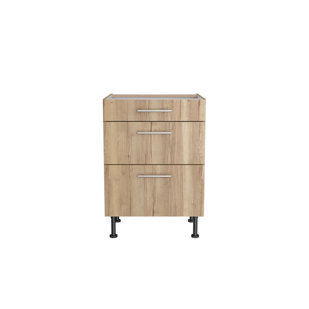 Holzschrank mit drei Schubladen