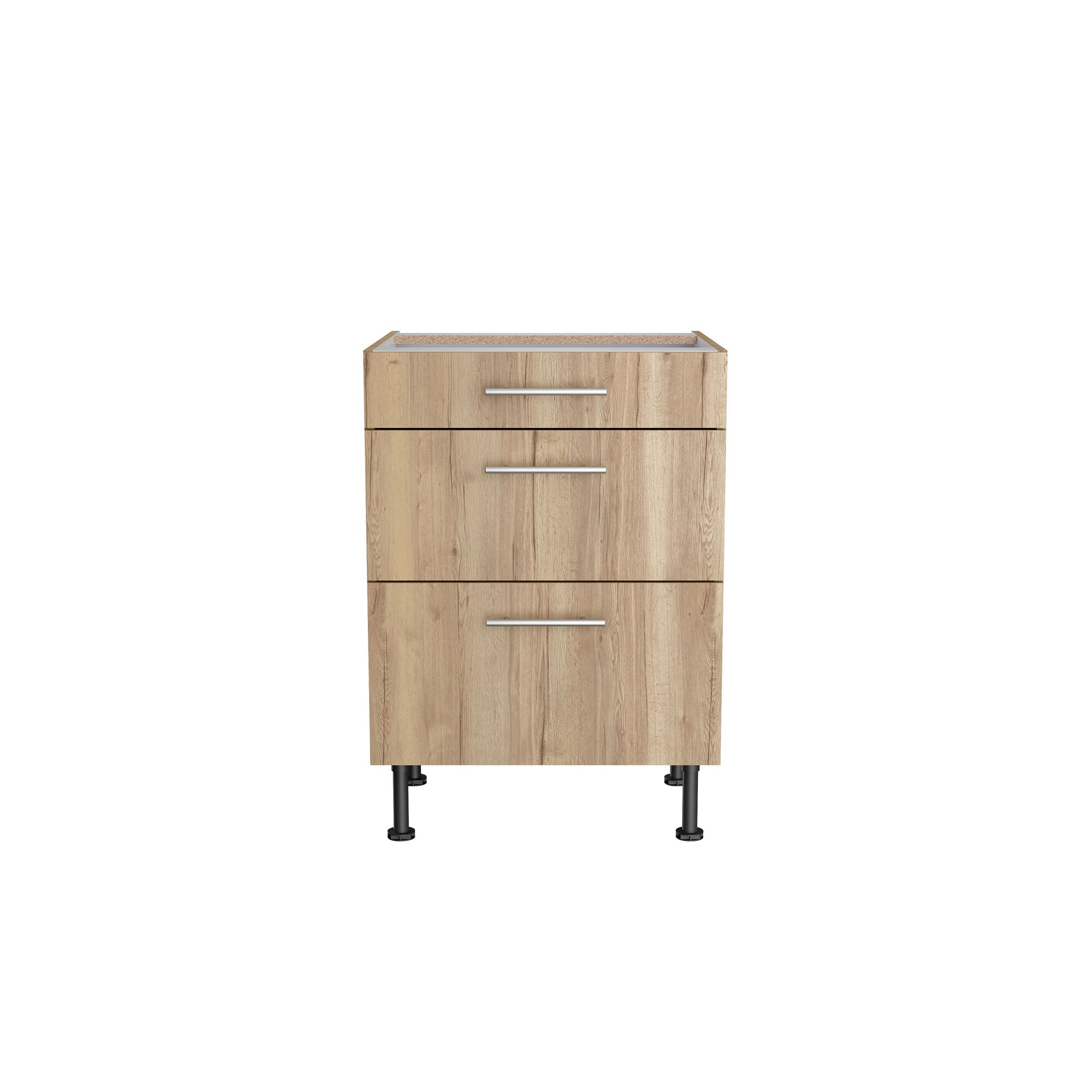 Holzschrank mit drei Schubladen