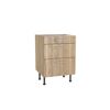 Holzschrank mit drei Schubladen
