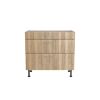Holzschrank mit drei Schubladen