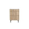 Holzschrank mit zwei Schubladen
