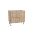 Holzschrank mit zwei Schubladen