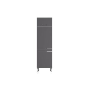 Hochschrank für Einbaukühlschrank 'Optikomfort Ingvar420' anthrazit matt 60 x 211,8 x 58,4 cm