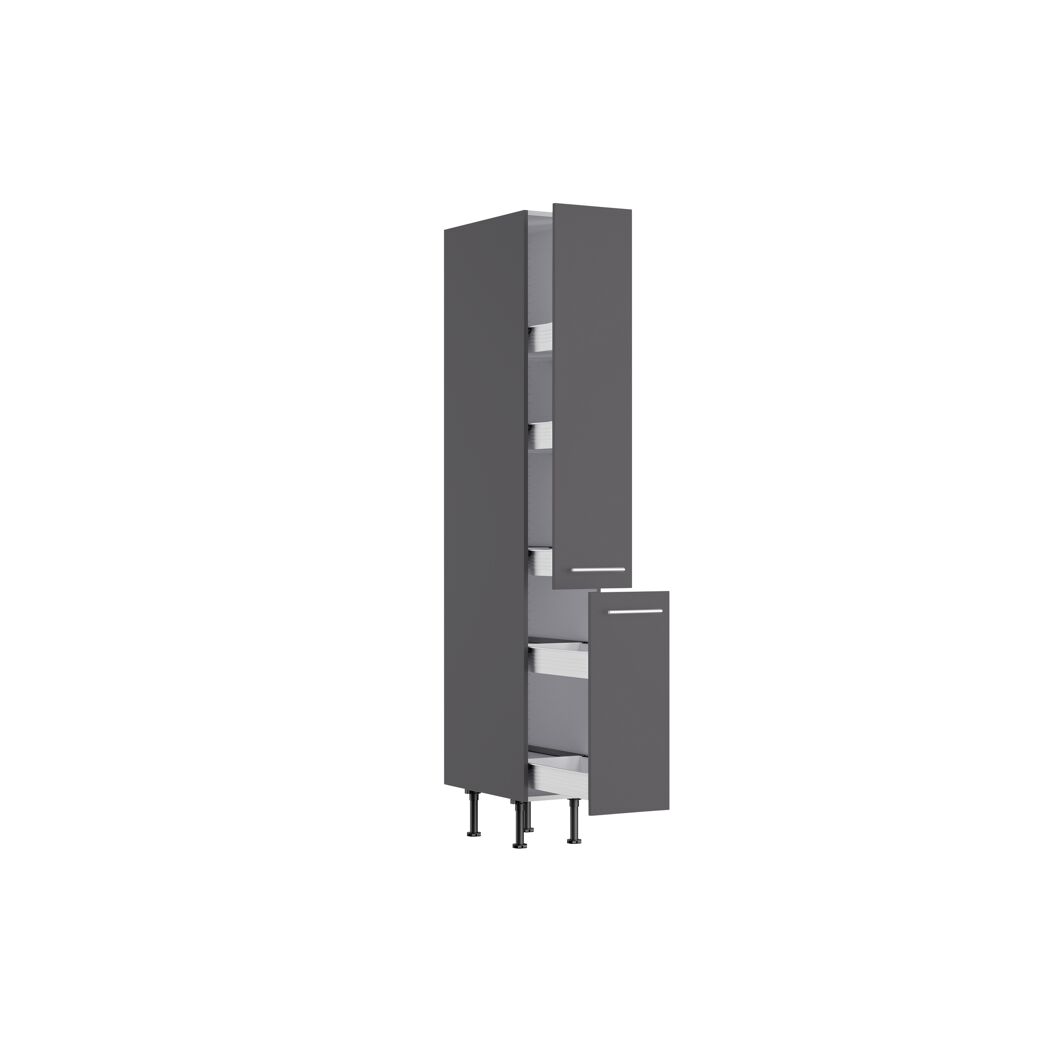 Vorratszentrum 'OPTIkomfort Ingvar420' anthrazit matt 30 x 211,8 x 58,4 cm
