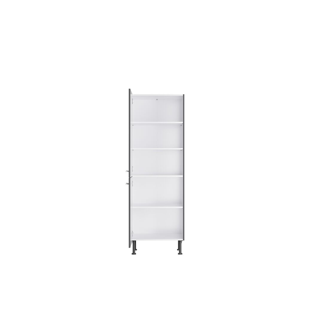Offener Hochschrank mit Einlegeböden