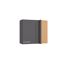 Eckoberschrank 'Optikomfort Ingvar420' anthrazit matt 80 x 70,4 x 34,9 cm