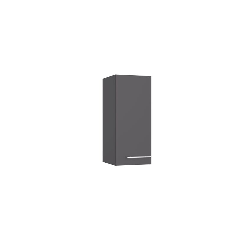 Grauer Wandschrank