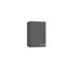 Grauer Wandschrank